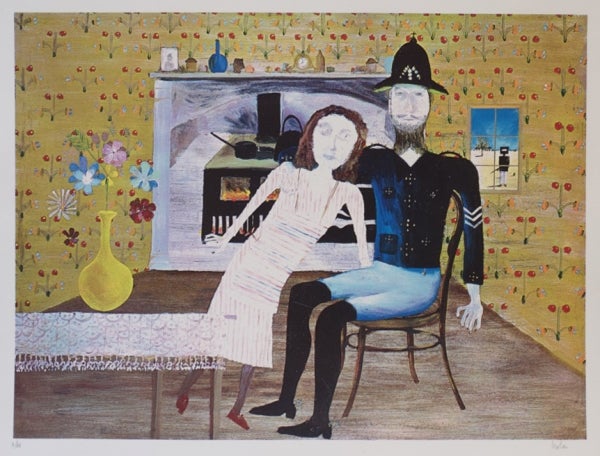 Item #4817 Constable Fitzpatrick and Kate Kelly. Sidney Nolan.