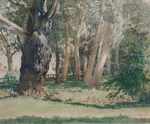 Item #4842 Trees 1922. John D. Moore.