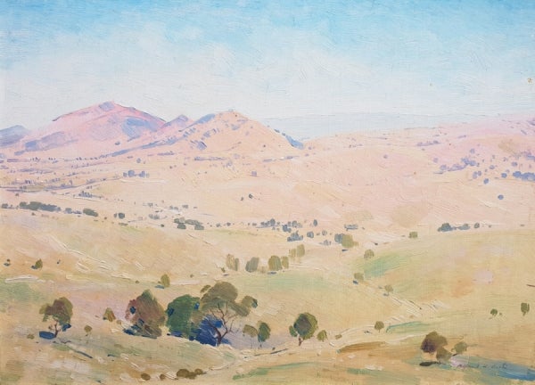 Item #4863 North from the Singleton Hills NSW. Alfred H. Cook.