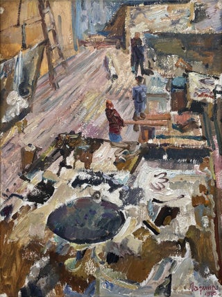 Item #4953 The Dye Factory 1980. Valeria Larina