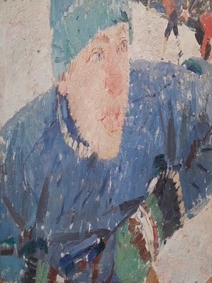 Item #4954 Skier 1960. Grigori Shponko