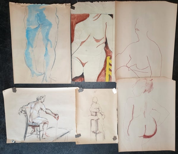 Item #4999 Corcoran Nude Studies, Washington 1984. Brigid Cole-Adams.