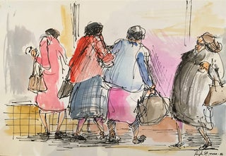 Item #5254 High St. Shoppers 1986. Mary Hammond