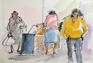 Item #5256 Waiting, Northcote 1987. Mary Hammond