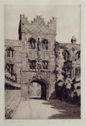 Item #5329 Jesus College, Cambridge c1923. Sybil Andrews