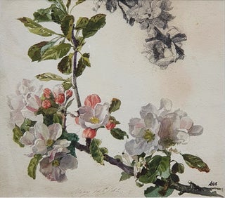 Item #5388 Study of Blossom 1882. Alfred William Strutt
