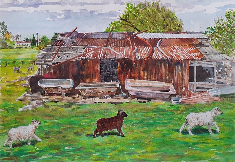 Item #5505 Old Sheds, German Settlement c1850’s, Thomastown 2016. Brian Pieper.