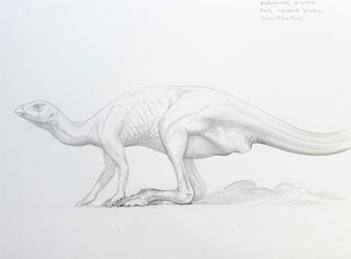 Item #5586 Dinosaur Study. Peter Trusler