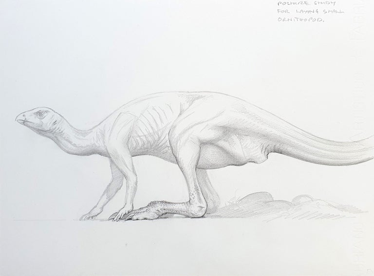 Item #5586 Dinosaur Study. Peter Trusler.
