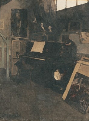 Item #559 The Artist's Studio, Paris 1902. Ambrose Patterson.
