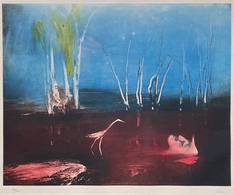 Item #5605 Swamp with Kelly and Policeman. Sidney Nolan.