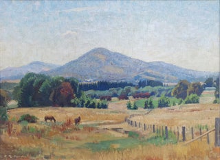 Item #5632 Mount Ainslie from the Site of Lotus Bay 1957. Douglas Dundas
