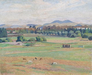 Item #5634 Late Afternoon, Acton Flats, Canberra 1956. Douglas Dundas