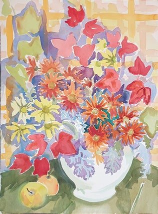 Item #5639 Mixed Bunch with Autumn Leaves. Nada Hunter