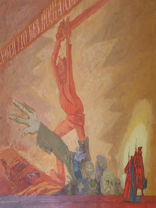 Item #5676 Anti Fascist Extortation 1940s. Vladimir Stepanov