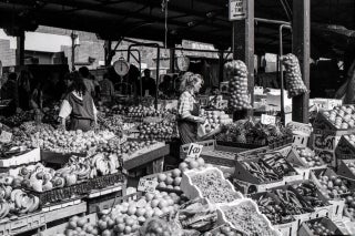 Item #5700 Victoria Market 1993. Peter Brown