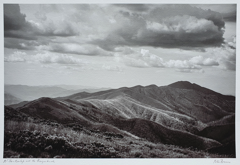 Item #5727 Mt. Feathertop and the Razorback 2015. Peter Brown.