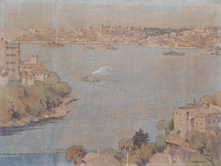 Item #5796 Sirius Cove from Mosman 1943. Clifford Orme.