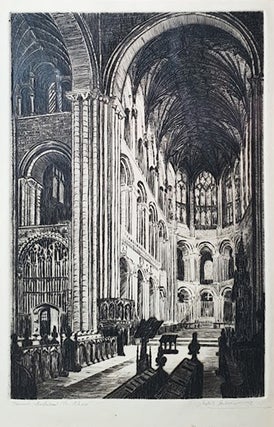 Item #5959 Norwich Cathedral, The Choir. Sybil Andrews