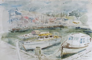 Item #5964 Boats of Williamstown. John Brown