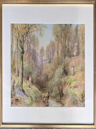 Children by the Creek, Ockley Woods