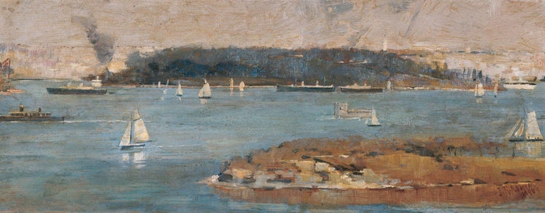 Item #6 Sydney Harbour from Sirius Cove 1898. Julian Rossi Ashton.