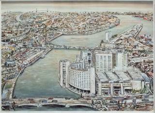 Item #6019 Towards Westgate 1995. Jan Senbergs