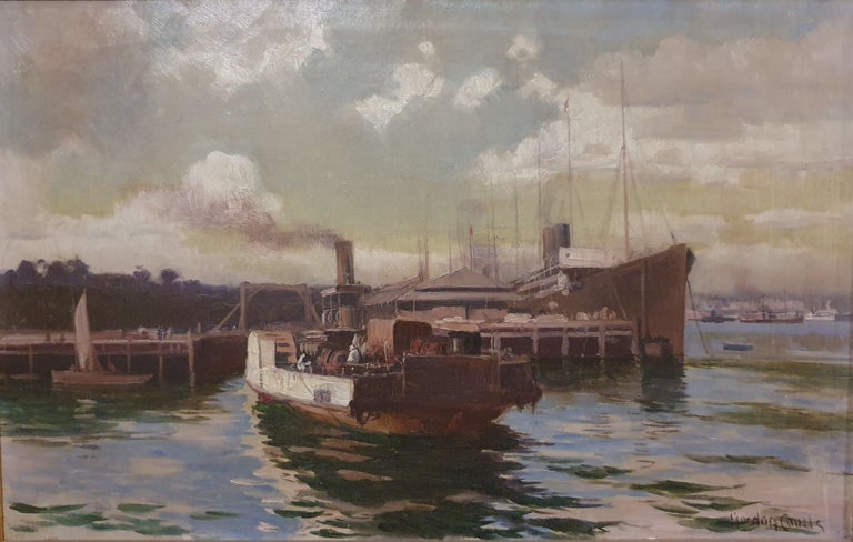 Item #6229 Horse Ferry, Sydney Harbour c1899. Gordon Coutts.