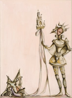 Item #623 Dancer with Armour c1943-47. Kenneth Rowell.