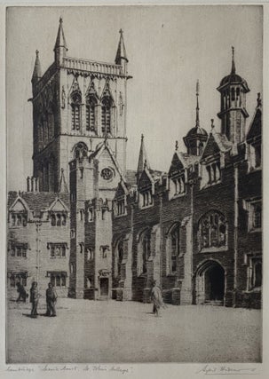 Item #6236 Cambridge, Second Court, St Johns College. Sybil Andrews