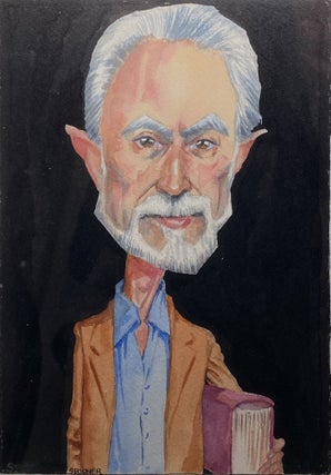 Item #6237 Illustration of author, J. M. Coetzee. John Spooner b.1946