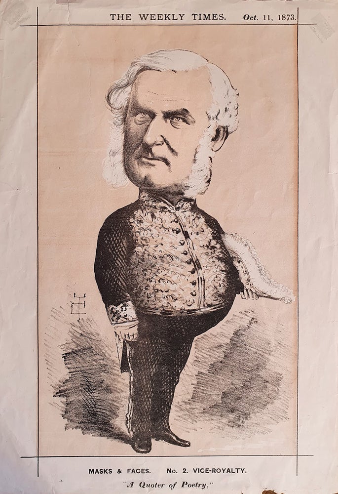 Item #6249 Sir George F. Bowen G.C.M.G., Govenor of Victoria 1873. Tom Durkin.
