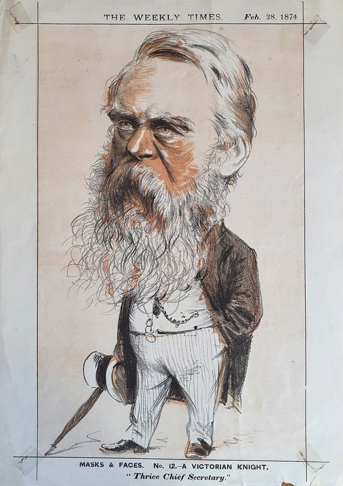 Item #6250 Sir Thomas McCulloch Premier 1874. Tom Durkin.