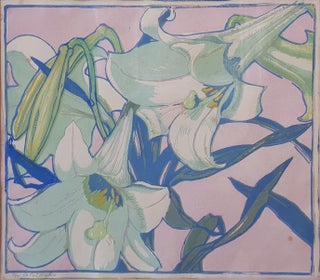 Item #6480 White Lillies 1937. Mabel Alington Royds