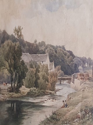 Children Playing, Tunbridge Wells a pair