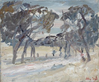 Item #6590 Garran Landscape, Canberra 1972. Arthur Boyd