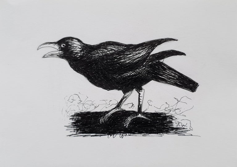 Item #6706 When a Crow Crows. Judy Warne.
