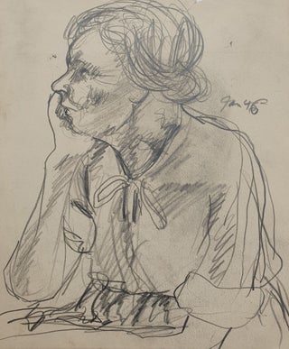 Item #6766 Doris Boyd in Profile 1946. John Perceval