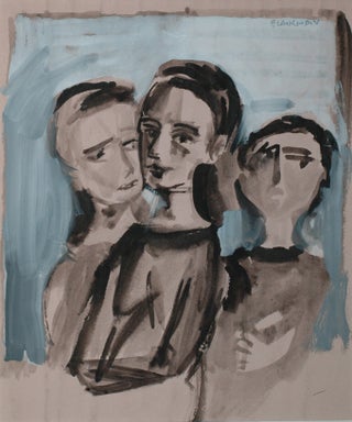 Item #6774 For Love Alone c1951. Charles Blackman