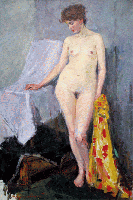Item #678 Nude, Repin Academy 1957-58. Vasili Kucherovski.