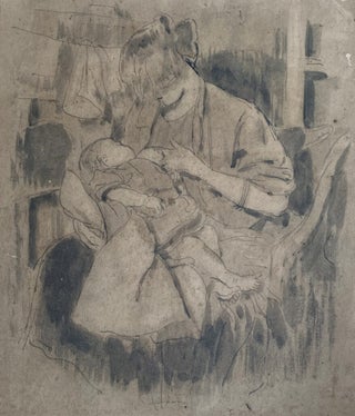 Item #6852 Mother and Child 1920. Max Martin