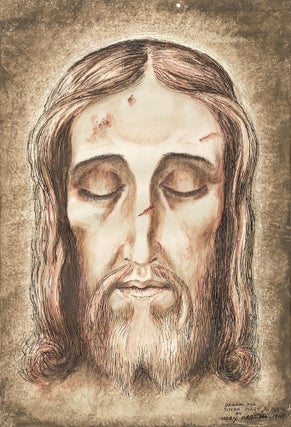 Item #6856 Head of Christ 1949. Max Martin