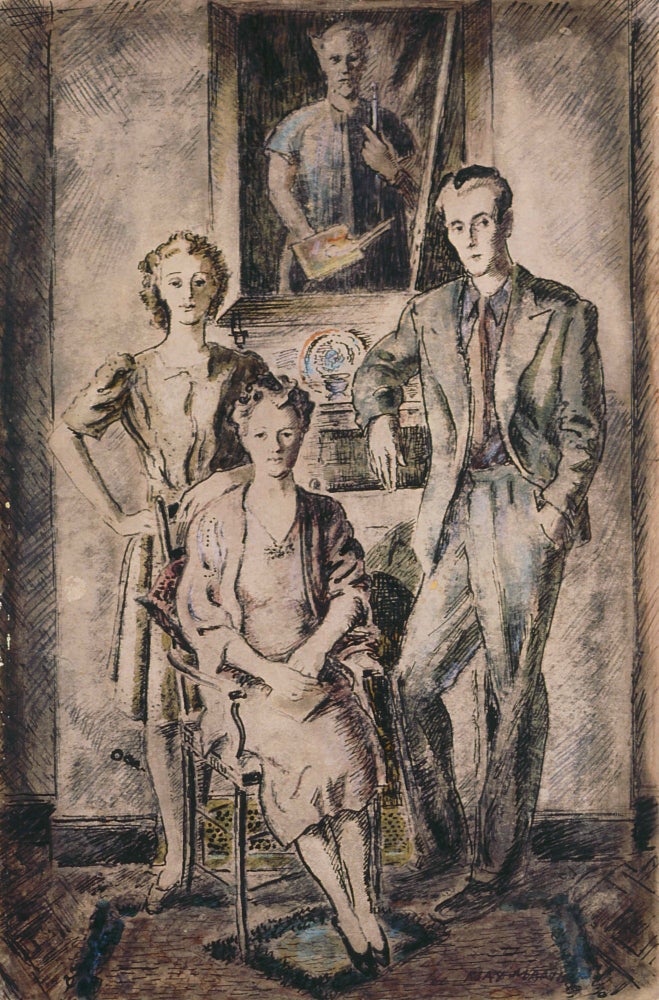 Item #6860 Portrait Group 1943. Max Martin.