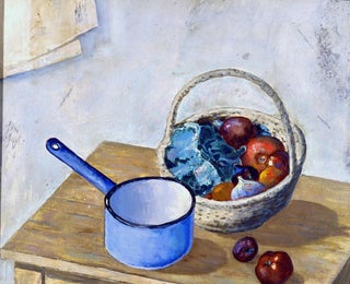 Item #6864 Blue Saucepan. Max Martin
