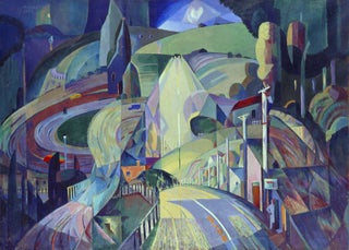Item #6865 Car Lights in Eltham 1953. Max Martin