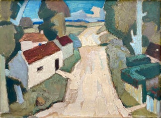 Item #6868 Hilly Road Sketch 1949. Max Martin