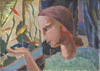 Item #6871 Girl with Fish. Max Martin