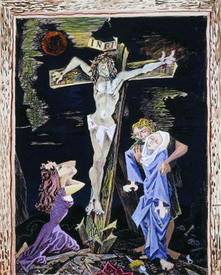Item #6874 Crucifixion, Study c1955. Max Martin