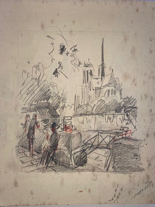 Paris Market near Notre Dame
