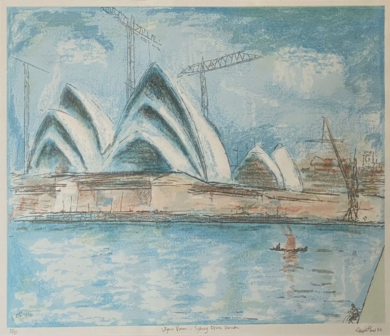 Item #6930 Utzon's Vision, Sydney Opera House 1983. Lloyd Rees.